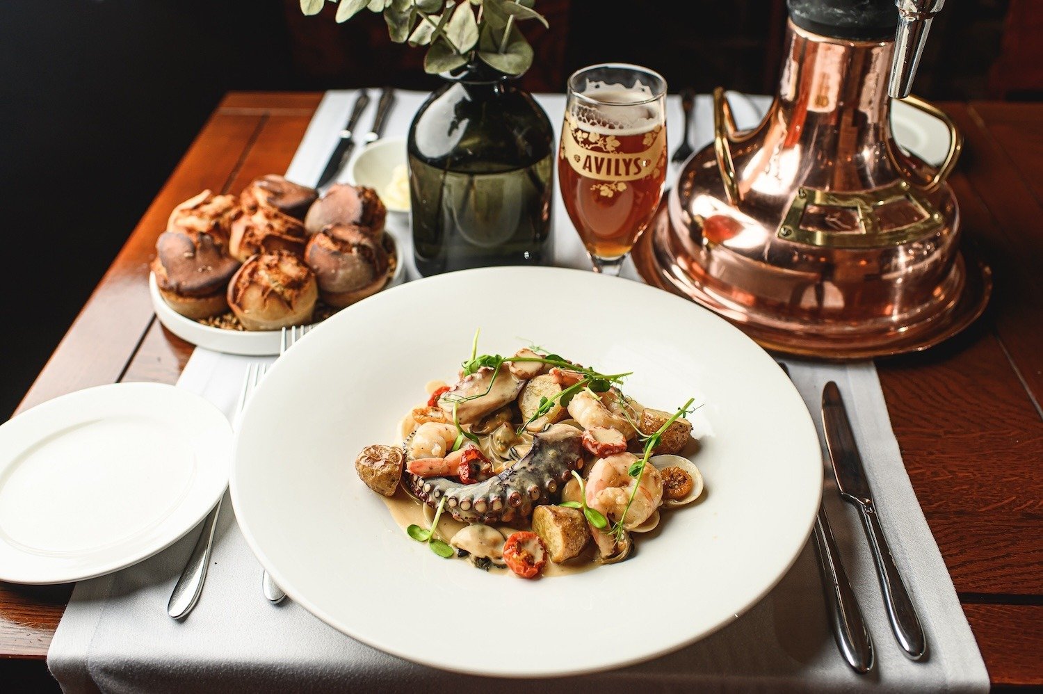 Avilys - juros gerybes restoranas Kaunas - seafood restaurant Kaunas