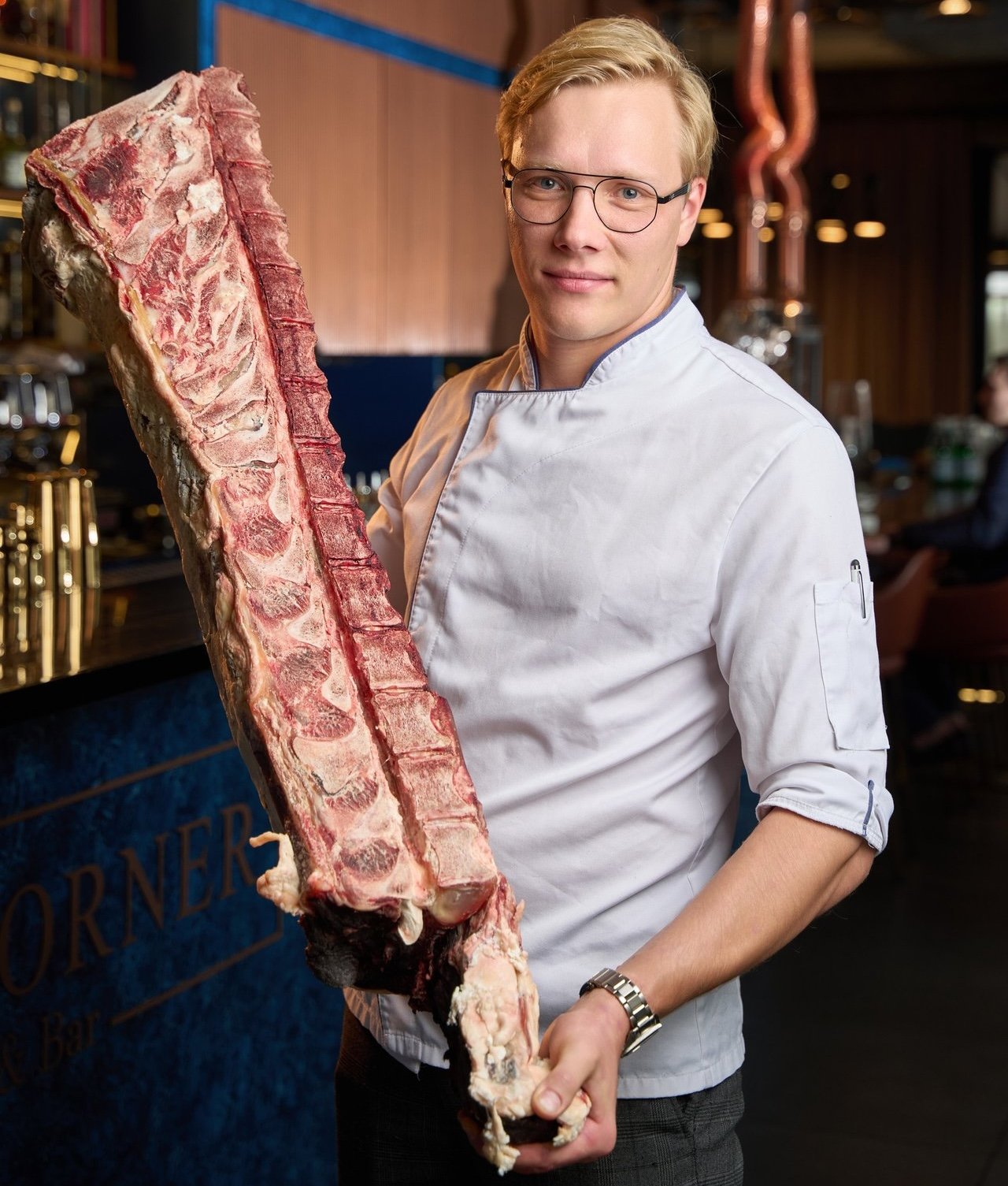 Chef Reinis Strazdiņš at Chef's Corner